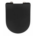 WENKO 23827100 WC-istuin Pehmeä wc-istuin Duroplast musta