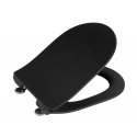 WENKO 23827100 WC-istuin Pehmeä wc-istuin Duroplast musta