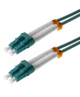 Helos 10m OM3 LC/LC InfiniBand/fibre optic cable Turquoise