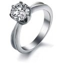 Troli Steel ring with crystal KRS-174 Troli Steel ring with crystal KRS-174