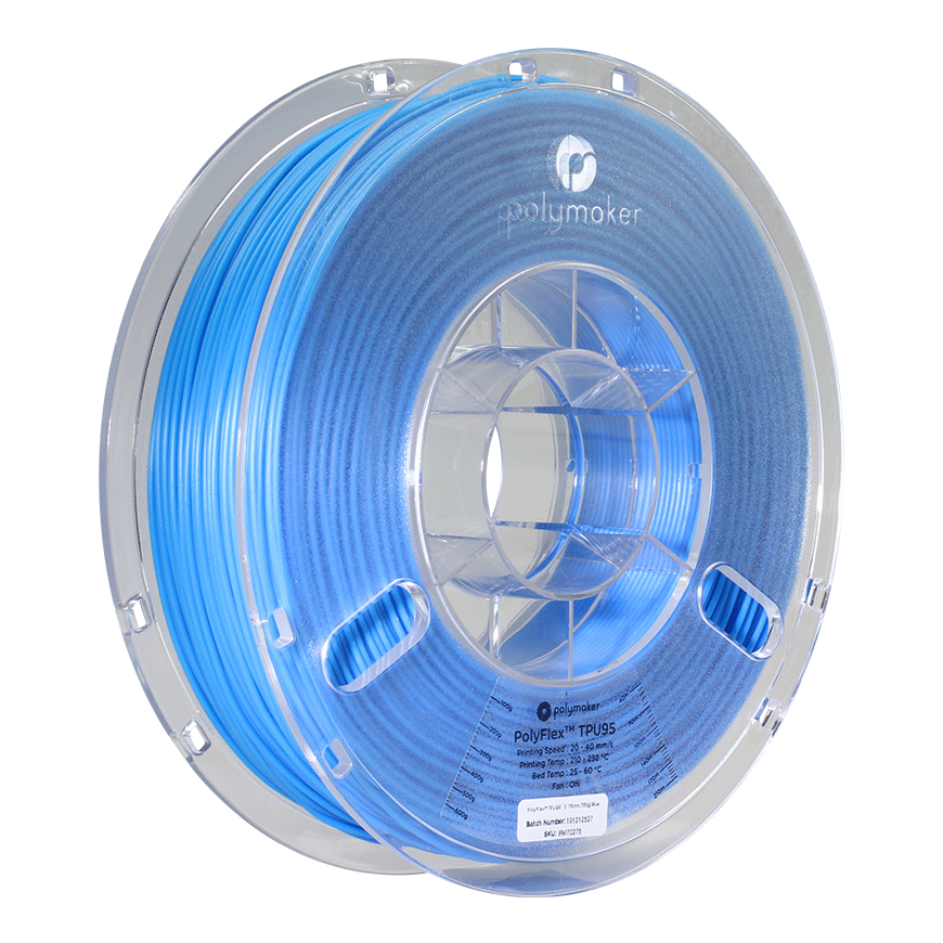 Polymaker PolyFlex TPU-95A - 0.75kg - 1.75mm - Blue