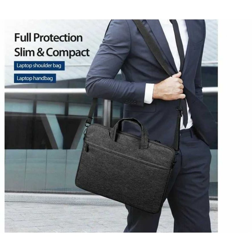DUX DUCIS case LBJB for laptop 14-15.4" shoulder bag black – 4