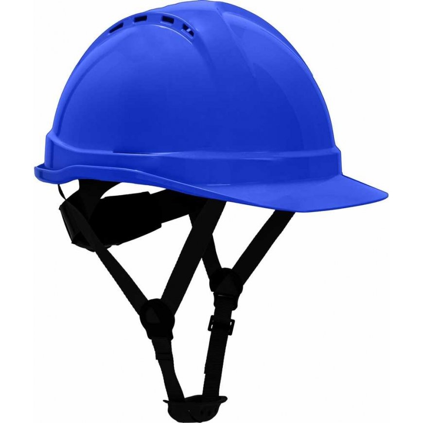 Lahti Pro Industrial helmet with ventilation protection, blue, cat. II, ce, lahti