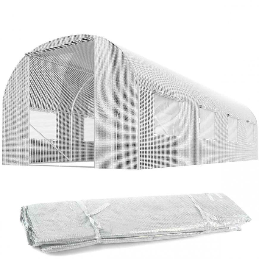 Plonos balta folija sodo tuneliui 3x4,5 m (13,5 m2)