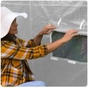 Thin white foil for garden tunnel 3x4.5 m (13.5 m2) Thin white foil for garden tunnel 3x4.5 m (13.5 m2)
