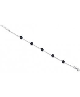 Jwl Luxury Pearls Subtili apyrankė su juodais perlais JL0753