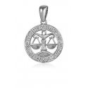 JVD Sidabrinis pendant Scales SVLP0713XH200VA
