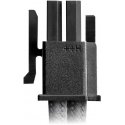 CableMod C-Series Pro ModMesh Sleeved 12V-2x6 12VHPWR Dual StealthSense Cable Kit Corsair RMi, RMx (musta etiketti) - musta/puna