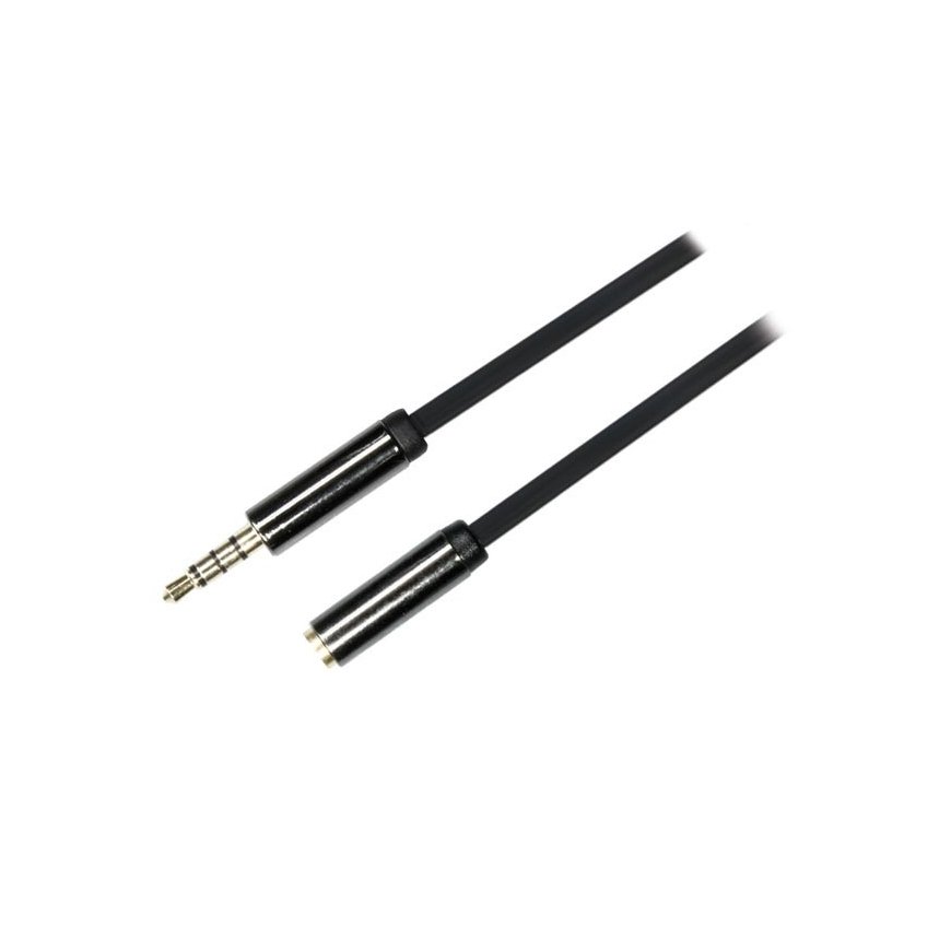 Deltaco AUD-150 audiokaapeli 0,5 m 3.5mm musta