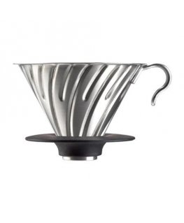 Hario V60-02 Steel dropper with silicone base