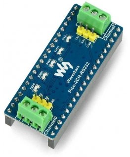 2-kanavainen RS232 SP3232EEN -vastaanotinmoduuli Raspberry Pi Picolle, UART, RS232, Waveshare 19979