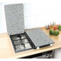 GRANIT-lasisuojalevyt liesille - 2 kpl, WENKO