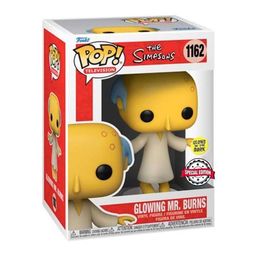 Funko POP -hahmo Simpsons Glowing Mr. Burns Exclusive