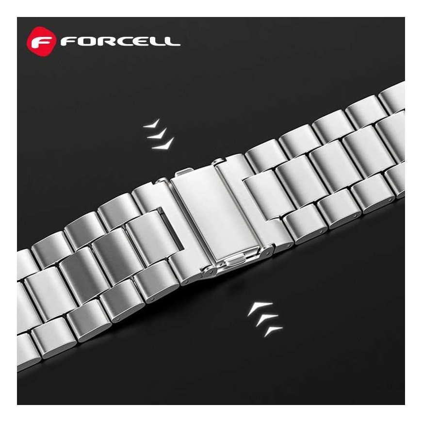 ForCell FORCELL F-DESIGN FA10 strap for APPLE Watch 42 / 44 / 45 / 49 mm silver – 2