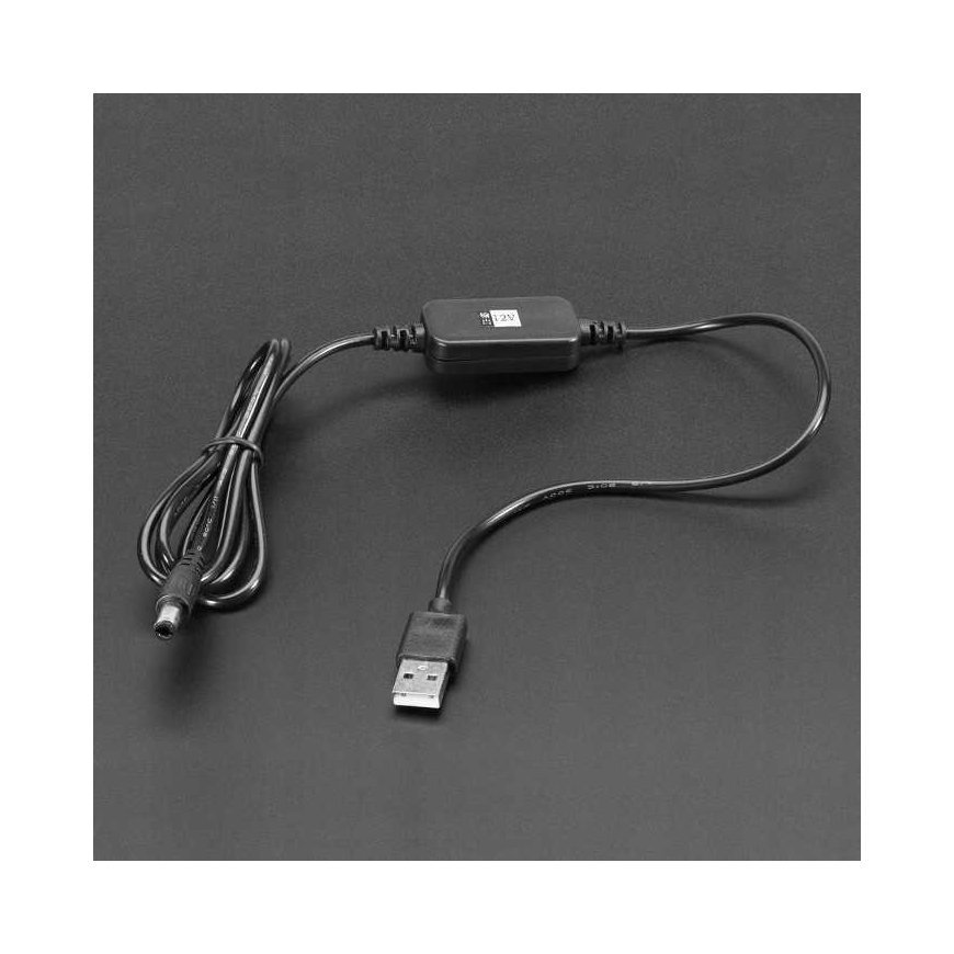 Adafruit Amplifier - Step-Up Voltage Regulator - DC 5.5/2.1mm Plug - 5-12V 0.7A – 4
