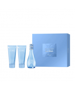 Davidoff Cool Water Woman EDT set for women (EDT 100 ml + Body Lotion 75 ml + Shower Gel 75 ml)