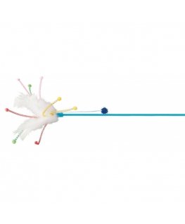 Toys for cats : Trixie Playing stick with feathers, plastic, cat