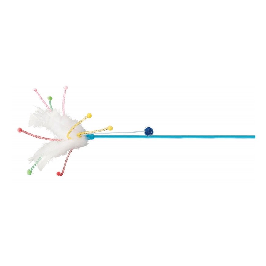 Toys for cats : Trixie Playing stick with feathers, plastic, cat