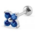 Troli Delicate earring with blue crystals Troli Delicate earring with blue crystals