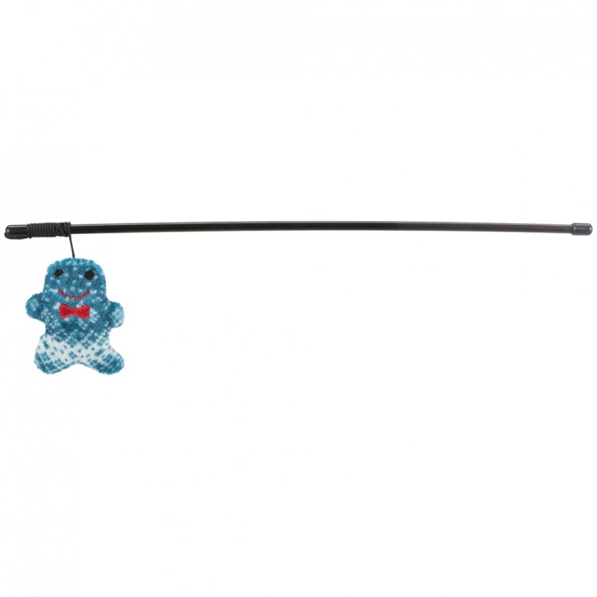 Christmas toy for cats : Trixie Xmas Playing rod gingerbread fig