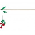Christmas cat toy - Trixie Xmas playing rod mistletoe, wood, 48