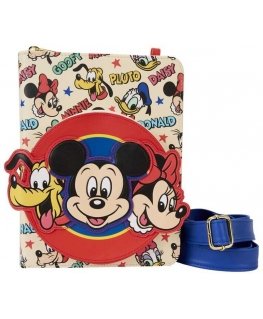 Loungefly Disney Classic Mickey and Friends crossbody journal