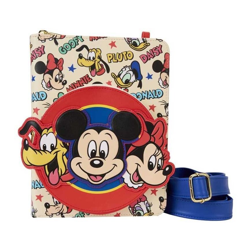 Loungefly Disney Classic Mickey and Friends crossbody journal