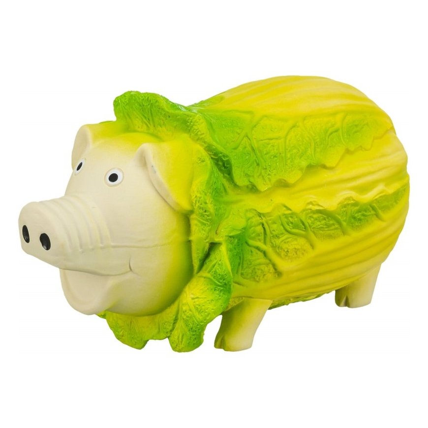 Dog toy - Trixie Cabbage pig, latex, 23 cm