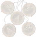 AmeliaHome Led Stained Glass AH WINTER WHEEL 5-piece set AmeliaHome Led Stained Glass AH WINTER WHEEL 5-piece set