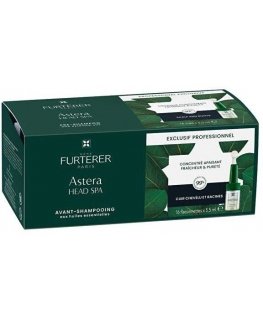 René Furterer Pre-Šampūnas care to soothe the scalp Astera Head Spa 16 x 5.5 ml 5.5ml atstatomoji plaukų priežiūros priemonė