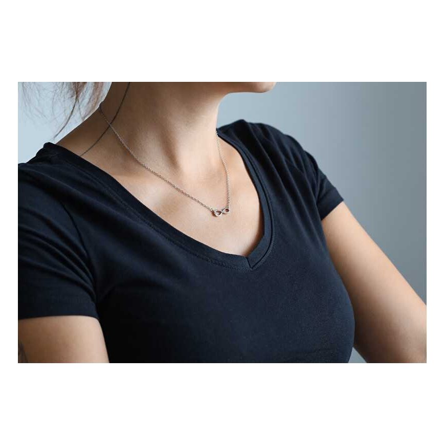 Beneto Silver Infinity -kaulakoru AGS507/47L – 2