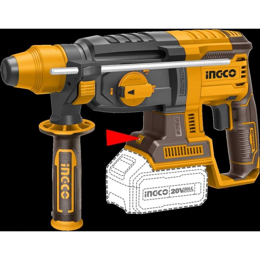 Ingco CRHLI20228 cordless drilling hammer without battery and charger