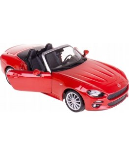 Bburago BBU 1:24 Fiat 124 Spider Raudona 21083RD 10831