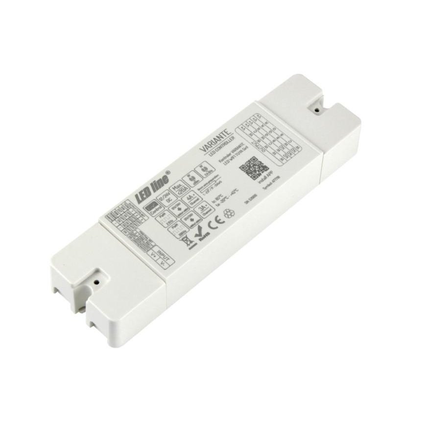 LED controller, 12-24V, 5x4A, 5 in 1 universal, Wi-Fi TUYA VARIANTE +RF, LED LINE – 3