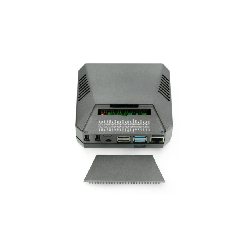 Argon40 Aluminum Case for Raspberry Pi 4B with Fan - Argon ONE M.2 - Gray – 3