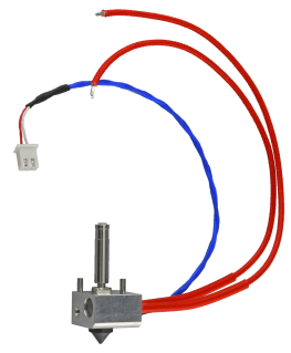 Flashforge Creator 3 Pro vasen hot end -sarja - karkaistu teräs - 0,4 mm