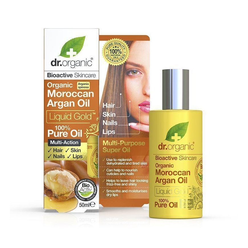 Dr Organic Moroccan Argan Oil Pure Oil Juukseõli 50 ml Naised – 3