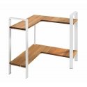WENKO 53025100 lentyna Kampinė lentyna Laisvai stovintis Metalas, Medis Balta, Medis