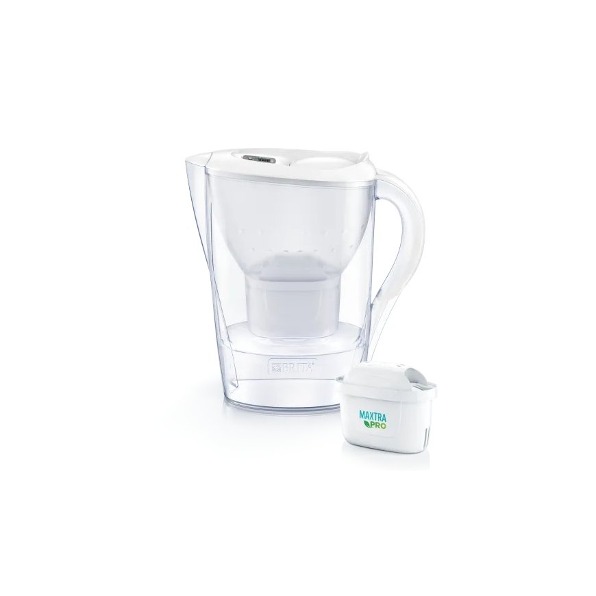 Brita Marella Dispenser water filter 2.4 L Transparent, White