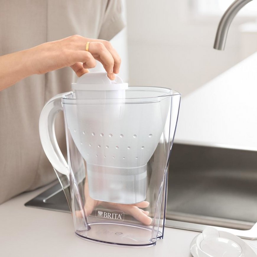 Brita Marella Dispenser water filter 2.4 L Transparent, White – 4