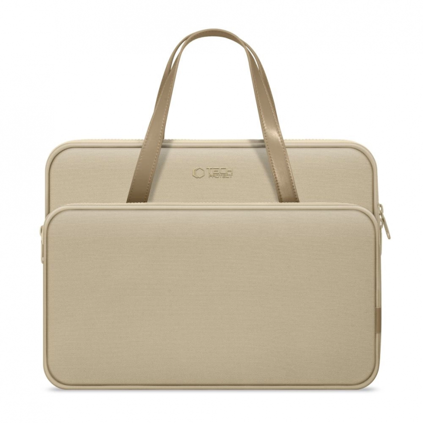 Tech-Protect Carrying Bag for 13-14" Laptop - Beige