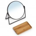 Zeller Present 18738 makeup mirror Freestanding Round Black, Mirror