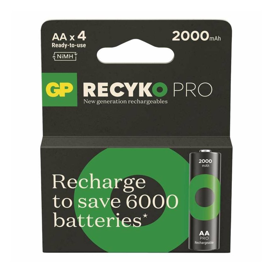 GP Batteries ReCyko Pro B26204 промышленная аккумуляторная батарея Никель-металл-гидридный (NiMH) 20 – 2