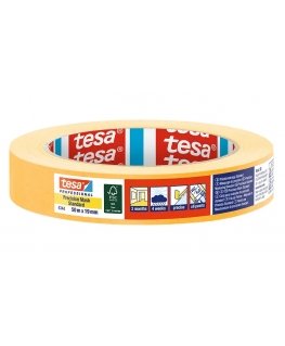 TESA Professional 4344 50 m Yleismaalarinteippi Soveltuu ulkokäyttöön Ulkokäyttöön sopiva Paperi Oranssi