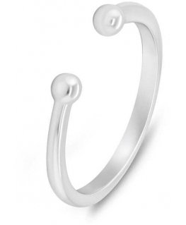 Brilio Silver Brilio Silver Minimalist open silver ring RI104W