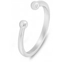 Brilio Silver Brilio Silver Minimalist open silver ring RI104W Brilio Silver Brilio Silver Minimalist open silver ring RI104W