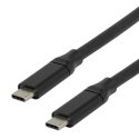 Deltaco 1902487 USB kabelis USB 3.2 Gen 1 (3.1 Gen 1) 5 m USB C Melns Deltaco 1902487 USB kabelis USB 3.2 Gen 1 (3.1 Gen 1) 5 m USB C Melns