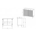 Cama ONDA 301432 комод