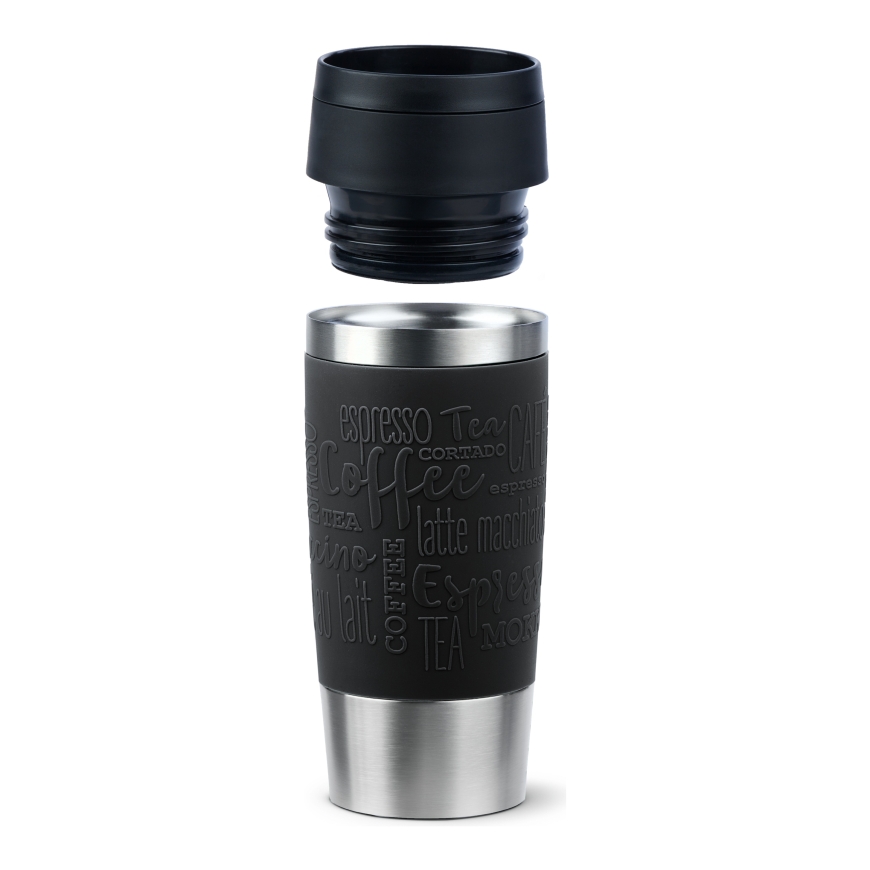 EMSA Travel Mug Classic N2020200 matkamuki 360 ml musta, Ruostumaton teräs Ruostumaton teräs – 4