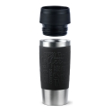 EMSA Travel Mug Classic N2020200 reisitass 360 ml Must, Roostevaba teras Roostevaba teras